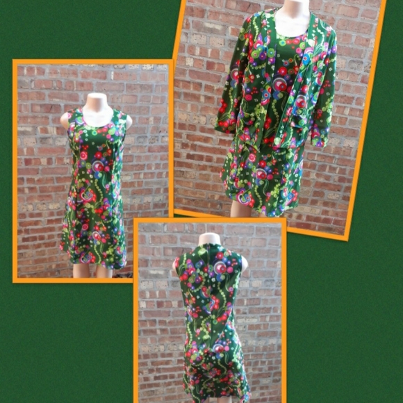 Vintage Lady Alden Dress and Blazer Set NWT 12 - Picture 1 of 6